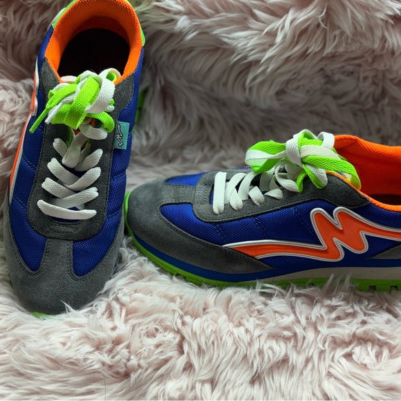 Marc Jacobs woman Blue and Orange Sneakers